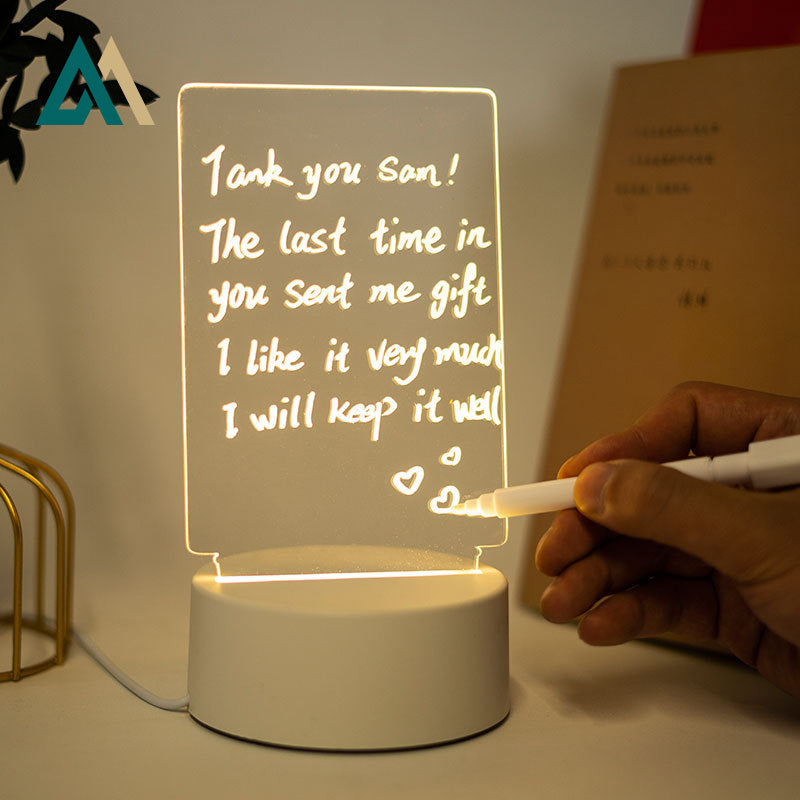 LED Note Board Night Light-Home/Office/Gift-ZDK1
