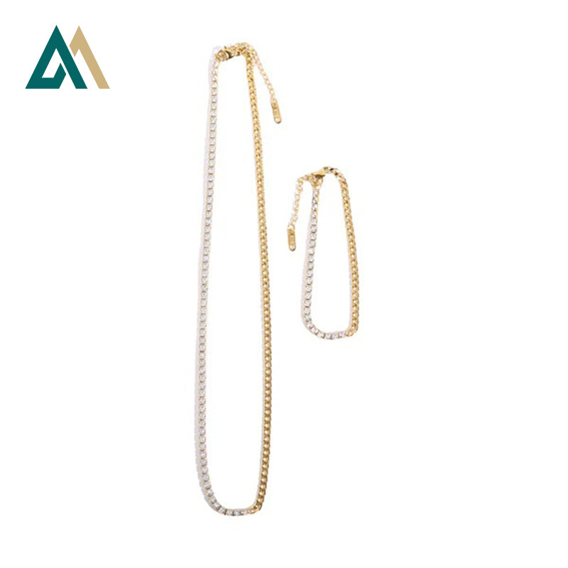 New Spliced Tennis Chain Cuba Chain