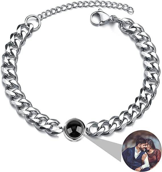 Personalized Photo Projection Bracelet
