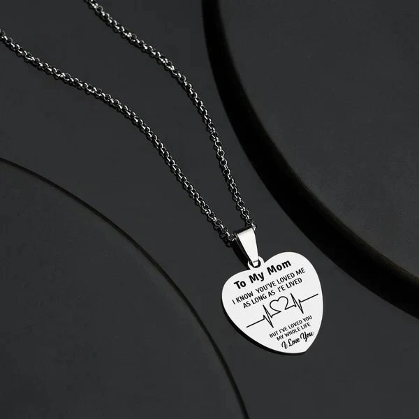 AUROLARA's Custom Engraved Necklace - "Heart Of Love"