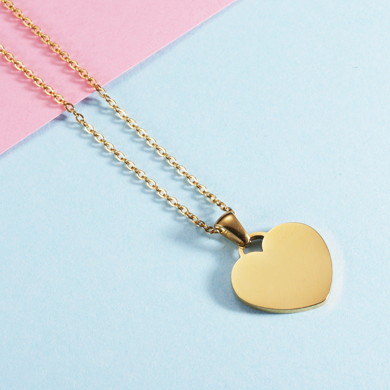 AUROLARA's Custom Engraved Necklace - "Heart Of Love"