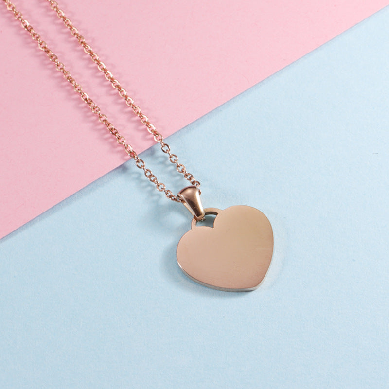 AUROLARA's Custom Engraved Necklace - "Heart Of Love"