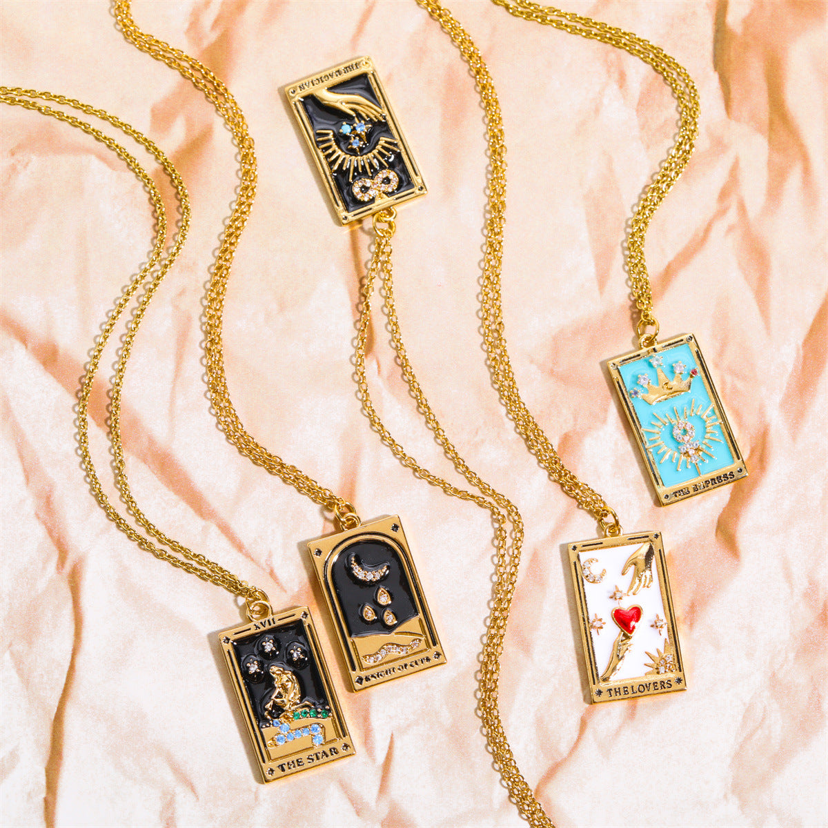 Collier carré TAROT