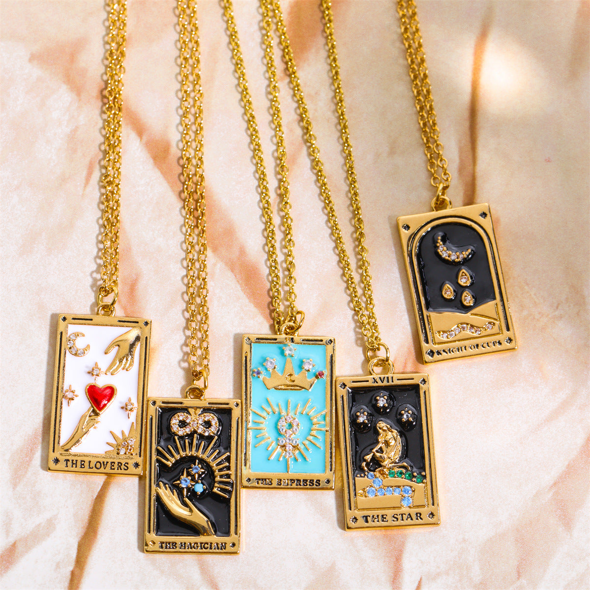 Collier carré TAROT