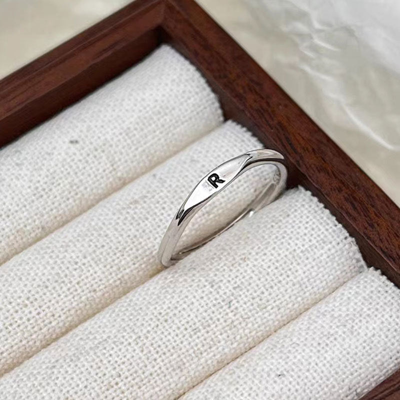 Hand-made Resizable Ring(100% pure silver)