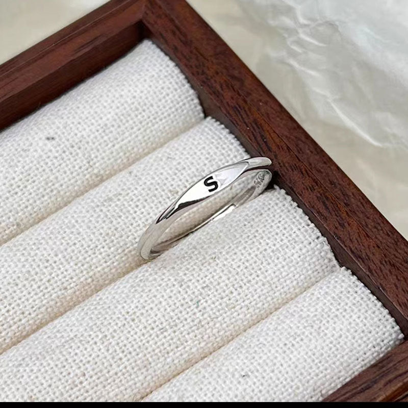 Hand-made Resizable Ring(100% pure silver)