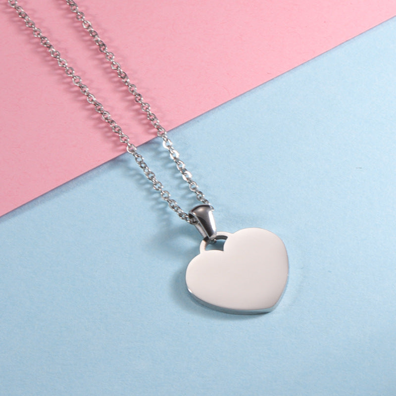 AUROLARA's Custom Engraved Necklace - "Heart Of Love"