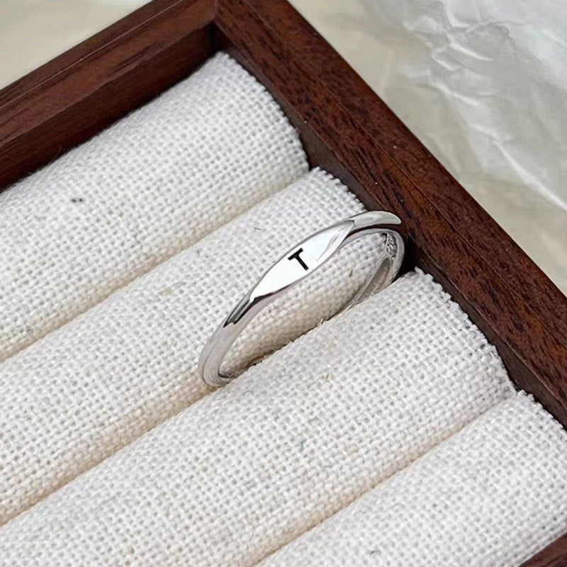 Hand-made Resizable Ring(100% pure silver)
